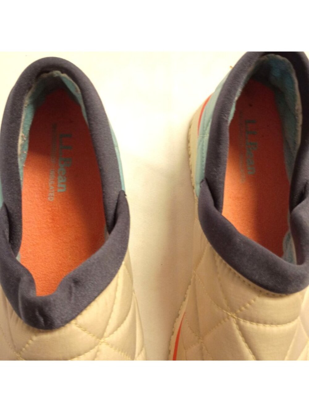L.L.Bean Ultralight PrimaLoft Slip On Shoes Blue Waterproof Women Size 10 - Picture 10 of 11